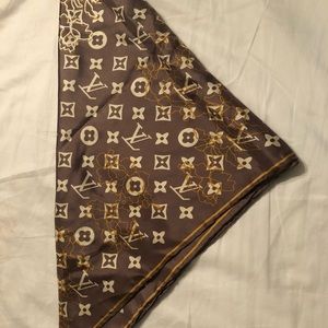 Louis Vuitton silk scarf